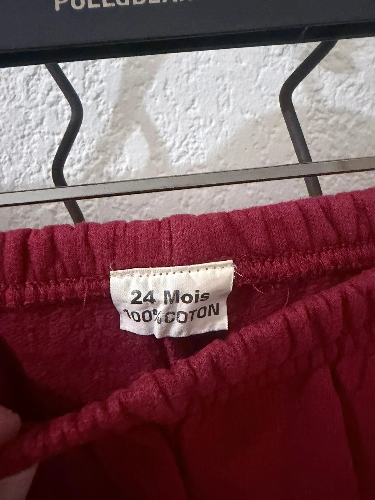 Corduroy Jogger Pants in Burgundy – 100% Cotton & Comfort – Size 24 Months (2 years) – photo 5